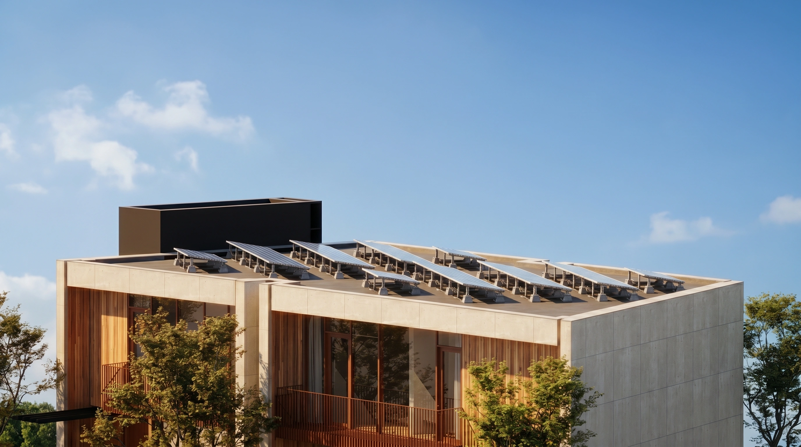 Solar panels — daytime